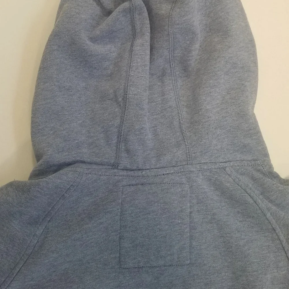 Garage Canada Women's Drawstring Spellout Hoodie Medium Blue Green - Picture 9 of 10